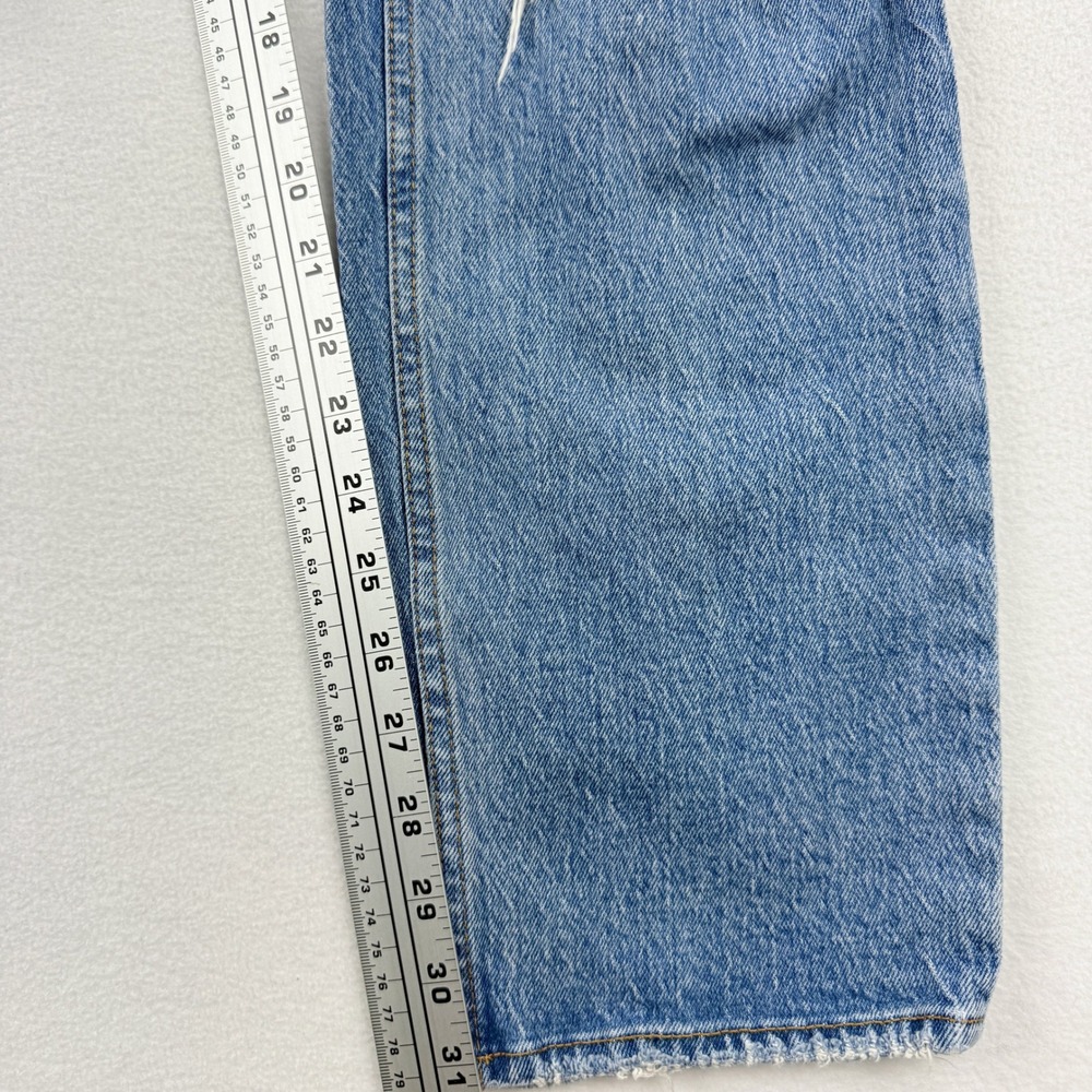 Abercrombie & Fitch Blue Straight Leg Jeans - Picture 8 of 9